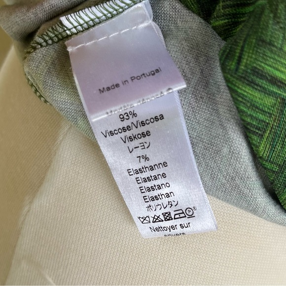 Kenzo Green Printed Top - Size M - Picture 8 of 10